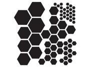 The Crafters Workshop TCW324S 6 in. x 6 in. Design Template Hexagons