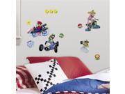 Room Mates RMK2728SCS Mario Kart 8 Peel And Stick Wall Decals