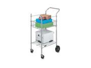 Fellowes Mfg. Co. FEL4092001 Mail Cart Holds 75 Ltr Lgl Fldrs 16 .25in.x26 .25in.x40in. CE