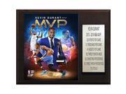 CandICollectables 1215DURANTMVP NBA 12 x 15 in. Kevin Durant Oklahoma City Thunder 2013 14 MVP Plaque