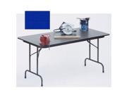 Correll Cf3060Px 37 .75 Inch High Pressure Top Folding Tables Fixed Height Blue