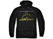 Trevco Concord Music Mellow Yellow Adult Pull Over Hoodie Black Medium