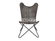 Benzara 20340 Metal Stitched Chair