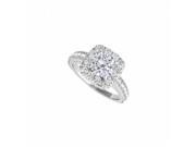 Fine Jewelry Vault UBNR50875EW14D Conflict Free Diamond Engagement Ring in 14K White Gold