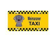 Carolines Treasures BB1355LP Weimaraner Taxi License Plate