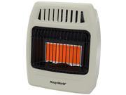 World Marketing KWD325 3 Plaque Dual Fuel Infrared Vent Free Wall Heater