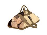 PyleSports PVCLG85 Armor Shield Patio Firewood Log Rack Carrier 40 in. L x 25 in. Opened Shoulder Strap 55 in. Extended