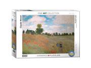 EuroGraphics 6000 0826 Claude Monet The Poppy Field Puzzle 1000 Pieces