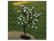 Gerson 92413012 18 In. White 48 Light Bonsai Tree