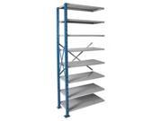 Hallowell AH5513 2410PB Hallowell H Post High Capacity Shelving 36 in. W x 24 in. D x 123 in. H 707 Marine Blue Posts and Side Sway Braces