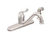 Moen CA87520SRS Stainless Steel Single Handle Traditional Spout Kitchen Faucet