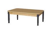 Wood Designs HPL3048A1217 Rectangle High Pressure Laminate Table With Adjustable Legs 12 17 in.
