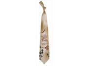 Eagles Wings 127173 Tie I Can Do All Things Phil 4 13 Tan 100 Percent Silk