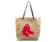 Littlearth Productions 651111 RDSX Burlap Market Tote Boston Red Sox