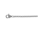 Doma Jewellery SSSSN07720 Stainless Steel Necklace Rolo Style 3.5 mm. Length 18 1 20 in.