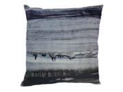 Moes Home Collection TS 1006 37 Parallel Lines Velvet Cushion with Feather Insert Multi Color