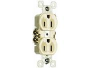 Pass Seymour 3232LAU 15A 125V Standard Duplex Outlet Light Almond Pack of 150