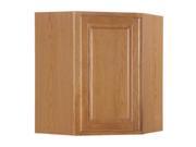 RSI Home Products Sales CBKWD2430 MO 24 x 30 in. Medium Oak Assembled Diagonal Corner Wall Cabinet