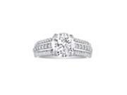 SuperJeweler RLB1034 14W H I I1 z4 Hansa 1Ct Diamond Round Engagement Ring In 14K White Gold H I Si2 I1 Size 4