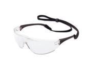 Fendall 11150750 Ms750 Millennia Sport Protective Eyewear Clear Lens Black Frame