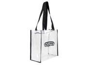 Little Earth Productions 701311 SPUR San Antonio Spurs Clear Square Stadium Tote