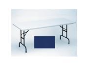 Correll R3060 27 R Series Heavy Duty Blow Molded Folding Tables Fixed Height Blue
