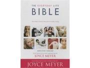 FaithWords Hachette Book Group 112355 Amplified Everyday Life Bible Black Bonded Leather