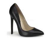 Pleaser SEXY20_BLE 12 Stiletto Pointed Toe Pump Shoe Black Size 12