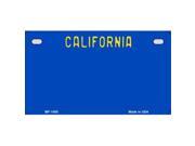Smart Blonde MP 1085 California Blue State Background Metal Novelty Motorcycle License Plate