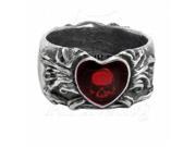 Alchemy Gothic R123L Broken Heart Ring L 6