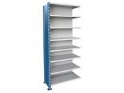 Hallowell AH7523 1810PB Hallowell H Post High Capacity Shelving 36 in. W x 18 in. D x 123 in. H 707 Marine Blue Posts and Sides