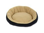 Petmate 28375 18 in. Round Bolster Pet Bed