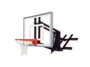 First Team RoofMaster II Steel Acrylic Roof Mounted Adjustable Basketball System Forest Green