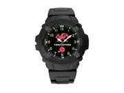 Frontier 24Y Aquaforce Combat Black Strap Analog Watch with Red Black Dial