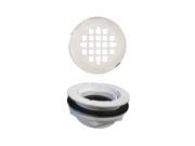 American Bath Factory DRR SN Drain With Satin Nickel Metal Cover