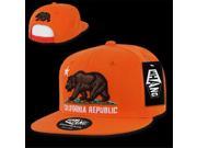Decky W1 CR ORN California Republic Snapback Cap Orange