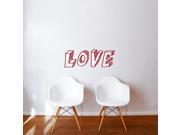 Adzif VAL020AJV5 Love Wall Decal Color Print