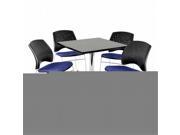 OFM PKG BRK 01 0022 Breakroom Package Featuring 42 in. Square Multi Purpose Table with Four Star Stack Chairs