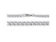 Doma Jewellery SSSSN05720 Stainless Steel Link Necklace Curb Style 5.4 mm. Length 20 2 20 in.