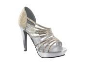 Benjamin Walk 462MO_10.0 Carey Shoes in Gold Silver Glitter Size 10