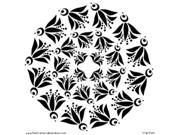 The Crafters Workshop TCW374S 6 in. x 6 in. Design Template Fly Bird Doily