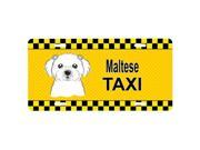 Carolines Treasures BB1332LP Maltese Taxi License Plate