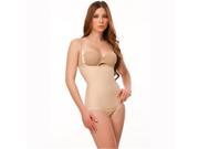 Isavela BS02 Stage 2 Body Suit With Suspenders Panty Length XS Beige