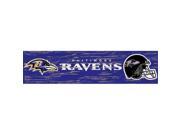 Fan Creations N0588L Baltimore Ravens Distressed Team Sign 24