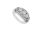 FineJewelryVault UBJ1534W14D 101 Diamond Ring 14K White Gold 1.00 CT TGW Size 7