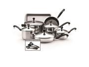 Farberware Classic Series Stainless Steel 15 Piece Cookware Set