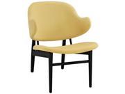 East End Imports EEI 1449 BLK YLW Suffuse Lounge Chair Black Yellow