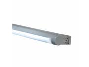 Jesco Lighting SG5A 8 30 SV 3 Wire Grounded Adjustable T5 Sleek Plus Fluorescent Undercabinet Fixture Silver Finish