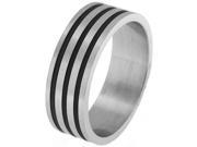 Doma Jewellery SSSSR0106 Stainless Steel Ring Size 6