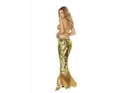 Roma Costume 14 4530 AS S 2 Pieces Sultry Sea Siren Small Gold Green